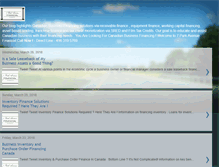 Tablet Screenshot of businessfinancingcanada.blogspot.com