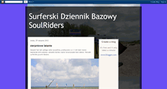 Desktop Screenshot of dzienniksoulriders.blogspot.com