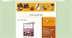 Desktop Screenshot of loyangbakingmart.blogspot.com