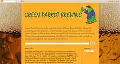 Desktop Screenshot of greenparrotbrewing.blogspot.com