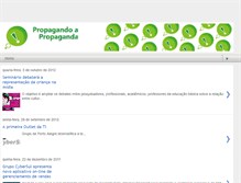 Tablet Screenshot of blogpropagandoapropaganda.blogspot.com
