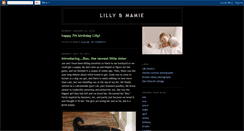 Desktop Screenshot of lillyandmamie.blogspot.com