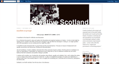 Desktop Screenshot of creativescotland.blogspot.com