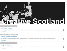 Tablet Screenshot of creativescotland.blogspot.com