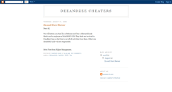 Desktop Screenshot of deeandzeecheaters.blogspot.com
