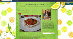 Desktop Screenshot of charlottesfanfare.blogspot.com