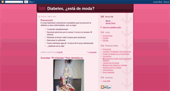 Desktop Screenshot of diabetesestademoda.blogspot.com