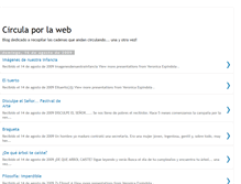 Tablet Screenshot of circulandoporlaweb.blogspot.com