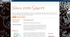 Desktop Screenshot of nailsforsanity.blogspot.com