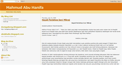 Desktop Screenshot of mahmudabuhanifa.blogspot.com