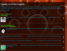 Tablet Screenshot of ligadonaenfermagem.blogspot.com