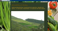 Desktop Screenshot of desarrollorural2010.blogspot.com