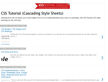 Tablet Screenshot of css-tutorials.blogspot.com
