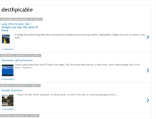 Tablet Screenshot of desthpicable.blogspot.com