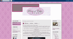 Desktop Screenshot of pieceofcakeeventsblog.blogspot.com