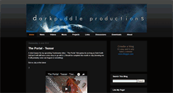 Desktop Screenshot of darkpuddleproductions.blogspot.com