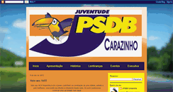 Desktop Screenshot of jpsdbcarazinho-rs.blogspot.com