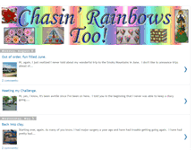 Tablet Screenshot of chasinrainbows2.blogspot.com