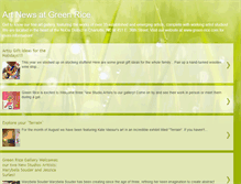 Tablet Screenshot of greenricegallery.blogspot.com