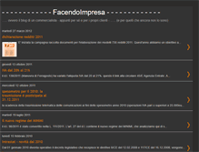 Tablet Screenshot of facendoimpresa.blogspot.com