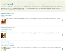 Tablet Screenshot of lively-wood.blogspot.com