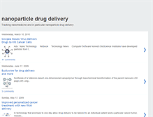 Tablet Screenshot of nanoparticledrugdelivery.blogspot.com