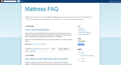 Desktop Screenshot of mattressesfaq.blogspot.com