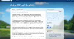 Desktop Screenshot of 2012onlineaspdotneteducation.blogspot.com