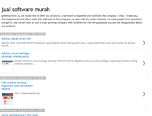 Tablet Screenshot of jualansoftwaremurah.blogspot.com