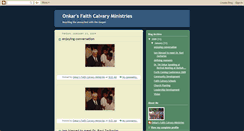 Desktop Screenshot of faithcalvaryministries.blogspot.com