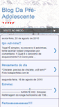 Mobile Screenshot of blogdapreadolescente.blogspot.com