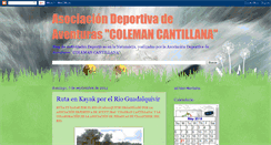 Desktop Screenshot of colemancantillana.blogspot.com