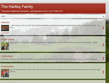 Tablet Screenshot of hartleyfamilybluegrass.blogspot.com