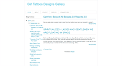 Desktop Screenshot of girltattoosdesignsgallery.blogspot.com