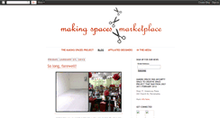 Desktop Screenshot of makingspacesmarketplace.blogspot.com