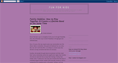 Desktop Screenshot of fun-forkids.blogspot.com