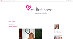 Desktop Screenshot of loveatfirstshoe.blogspot.com