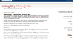 Desktop Screenshot of naughty-thoughts.blogspot.com