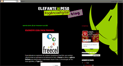 Desktop Screenshot of elefantedepeso.blogspot.com