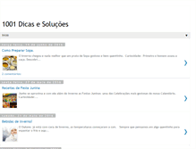 Tablet Screenshot of 1001dicasesolucoes.blogspot.com