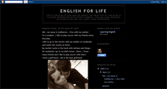 Desktop Screenshot of englishforlifeone.blogspot.com
