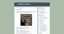 Desktop Screenshot of kdrama-addiction.blogspot.com