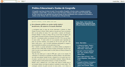 Desktop Screenshot of politicaegeografia.blogspot.com