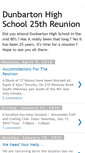 Mobile Screenshot of dunbartonreunion.blogspot.com