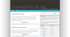 Desktop Screenshot of gunmetal-blue.blogspot.com