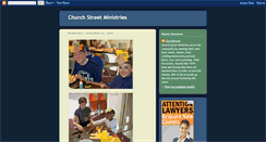 Desktop Screenshot of churchstreetministries.blogspot.com