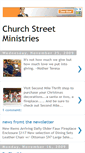 Mobile Screenshot of churchstreetministries.blogspot.com