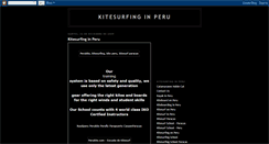 Desktop Screenshot of kitesurfinginperu.blogspot.com