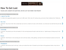 Tablet Screenshot of how-to-get-lost.blogspot.com