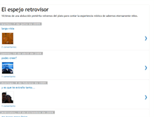 Tablet Screenshot of elespejoretrovisor.blogspot.com